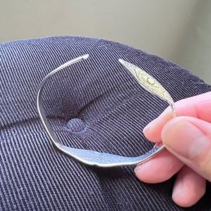 Vintage Bill J Wilson MAG Sterling Silver Lovebird & Eagle Cuff Bracelet